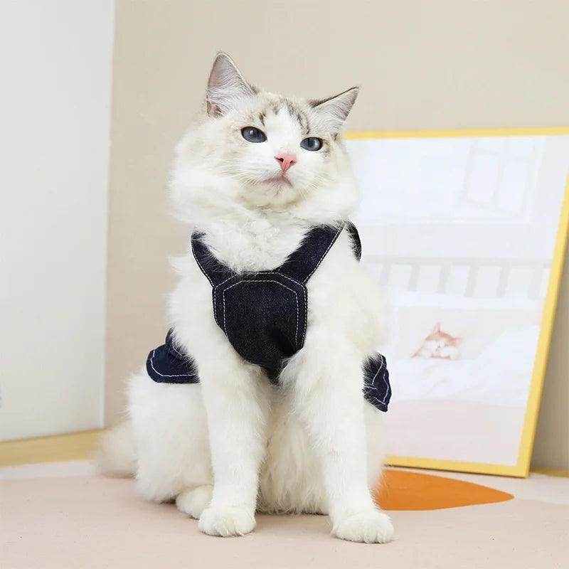 Fashion Denim Skirt Pet Harness For - Simply Petastic