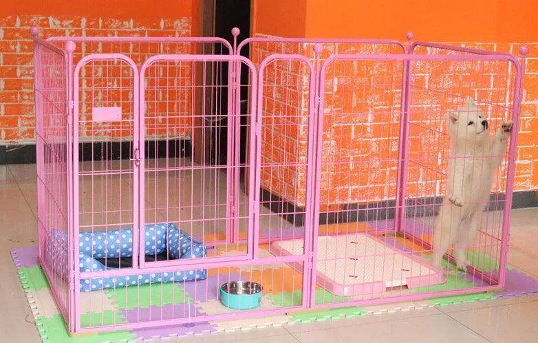 420 5 Sizes Medium Large Dog Fence Square Tube Multifunctional Dog Outdoor Play Pen Pet Cages - Simply Petastic