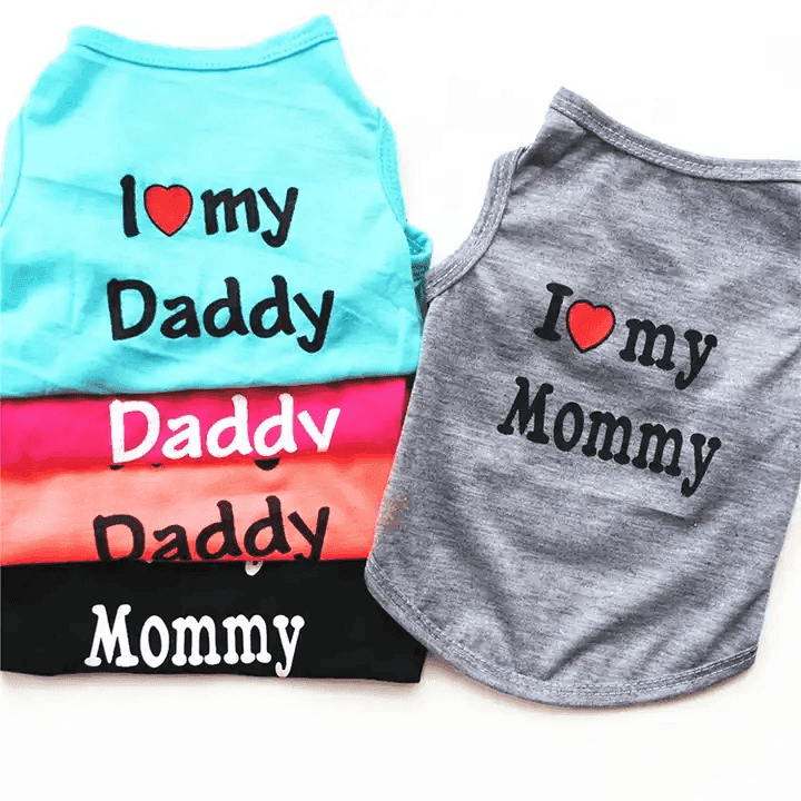 I Love My Daddy Dog Tee - Simply Petastic