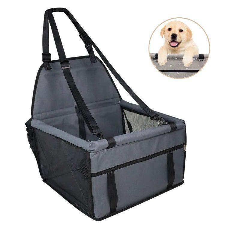 Waterproof Collapsible Folding Safety Sturdy Pet Puppy Dog Cat Car Booster Seat Safety Box Seat Belt - Simply Petastic