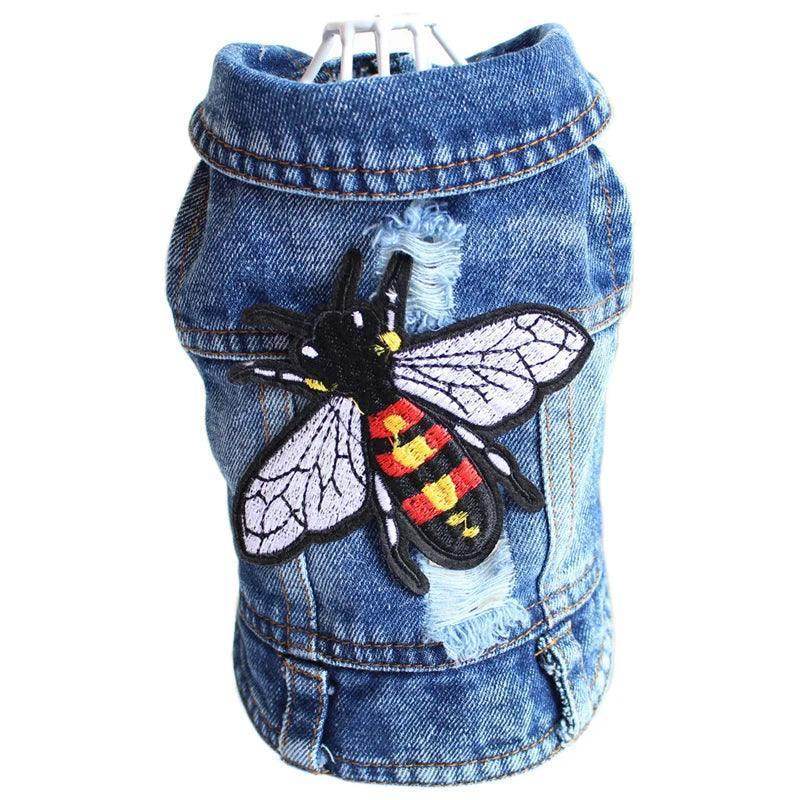 Cute denim dog jacket - Simply Petastic