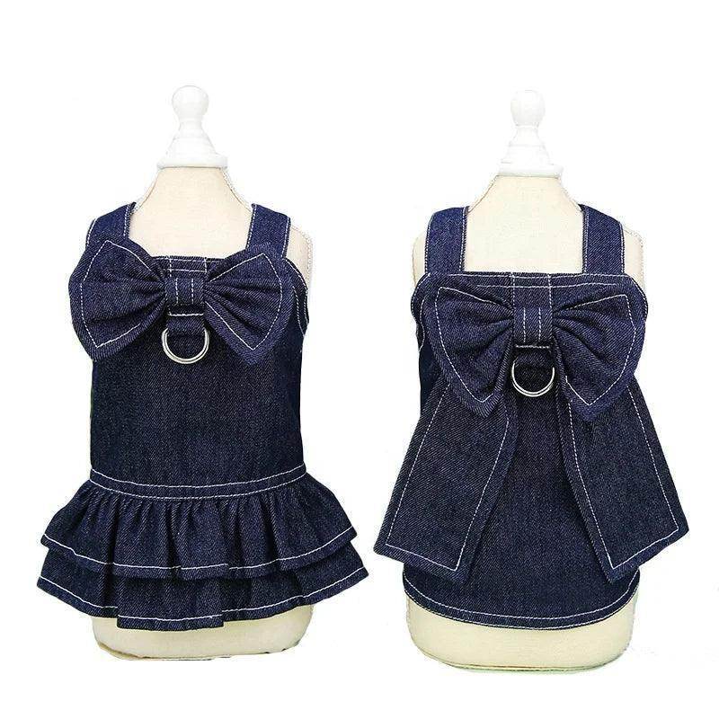 Fashion Denim Skirt Pet Harness For - Simply Petastic