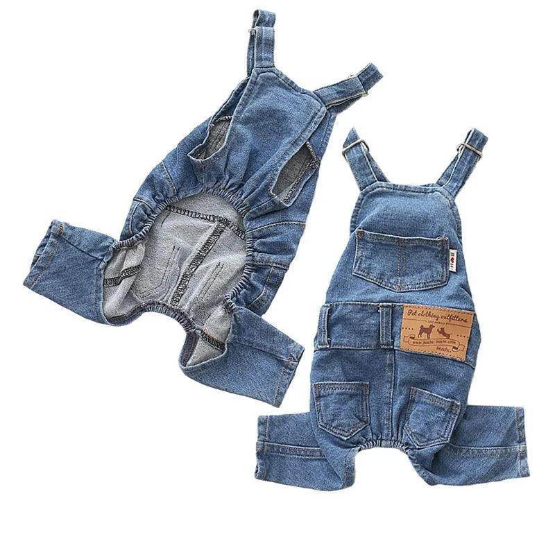 Fashion Pet Jean Overalls for Small Medium Dogs - Simply Petastic