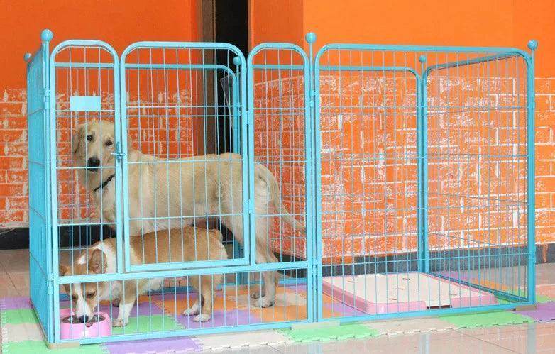 420 5 Sizes Medium Large Dog Fence Square Tube Multifunctional Dog Outdoor Play Pen Pet Cages - Simply Petastic