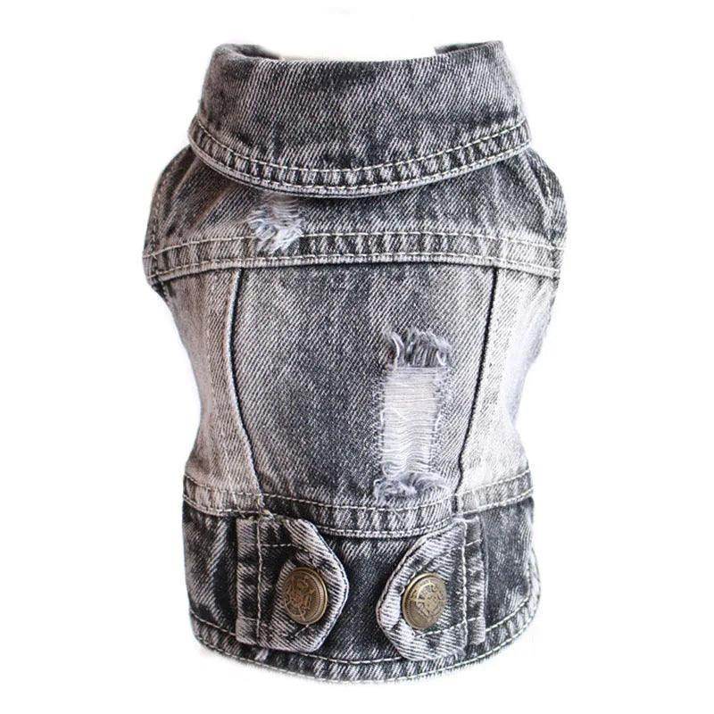 Cute denim dog jacket - Simply Petastic