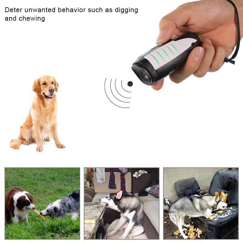 Ultrasonic deterrent Anti Barking Control Device Use Dog Bark Control with 3 Stimulation Buttons - Simply Petastic