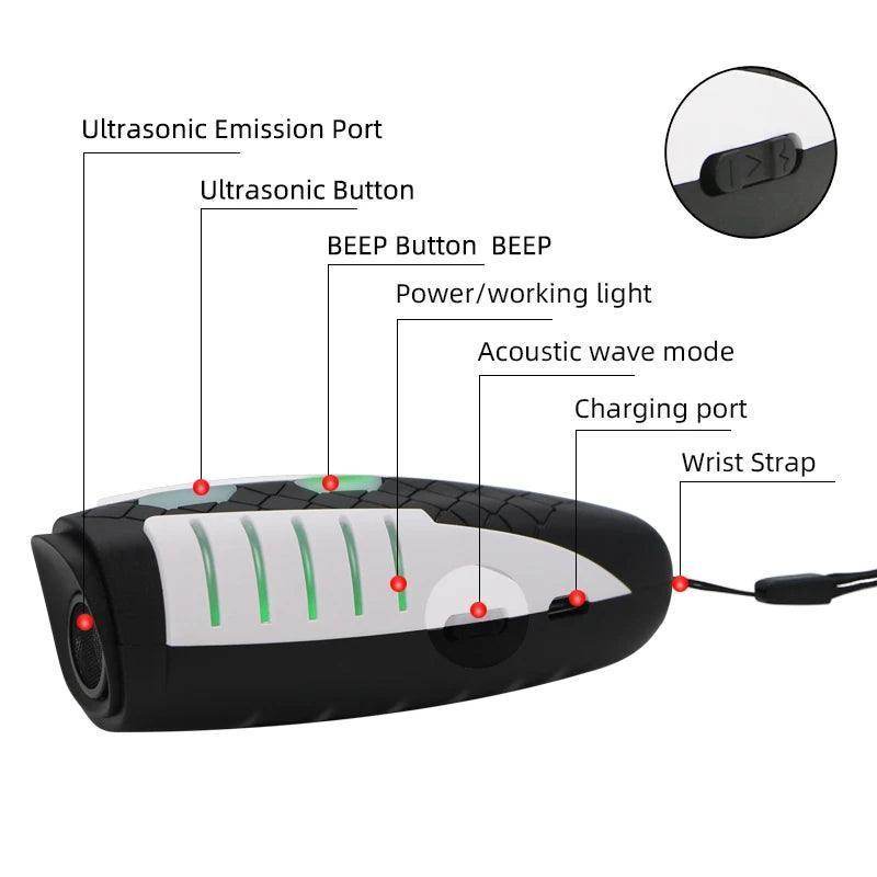 Ultrasonic deterrent Anti Barking Control Device Use Dog Bark Control with 3 Stimulation Buttons - Simply Petastic