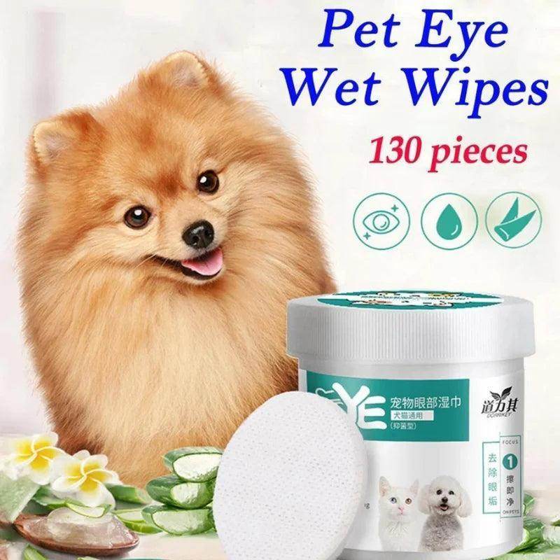 Pet Clean Eyes Remove Eye Dirt Dog Cat Universal Wet Paper Wipe - Simply Petastic