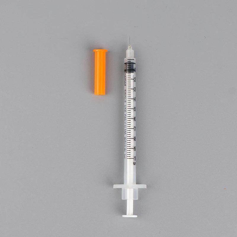 10pcs 1ml Disposable Plastic Veterinary Syringe With Needles For Pet Farm Animal Cat Dog Pig Cattle Sheep Horses - Simply Petastic