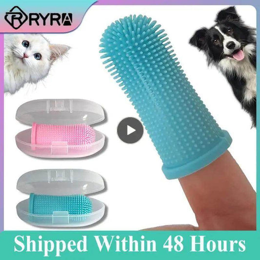 Dog Super Soft Pet Finger Toothbrush - Simply Petastic