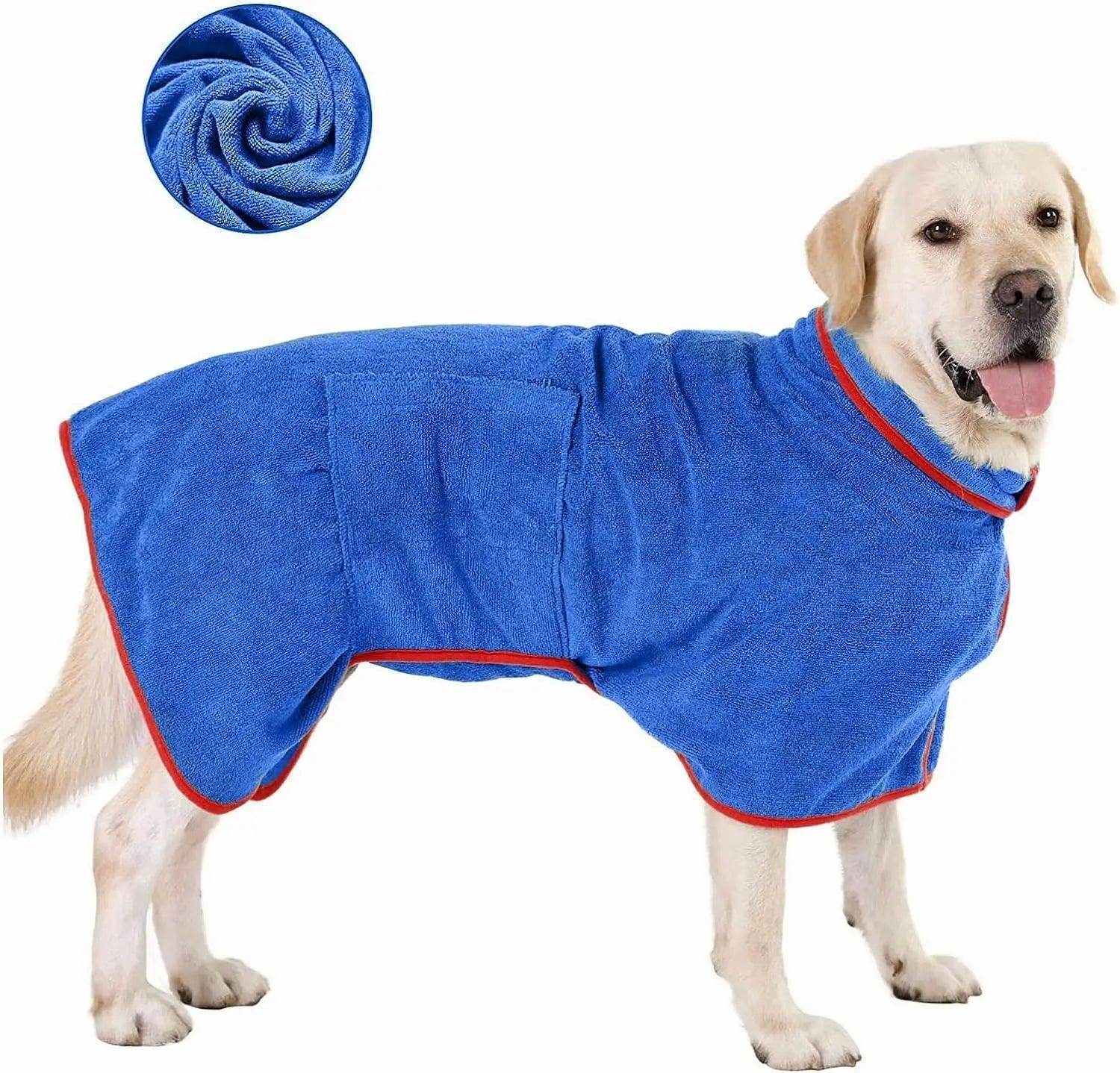 ATUBAN Dog Drying Robe, - Simply Petastic
