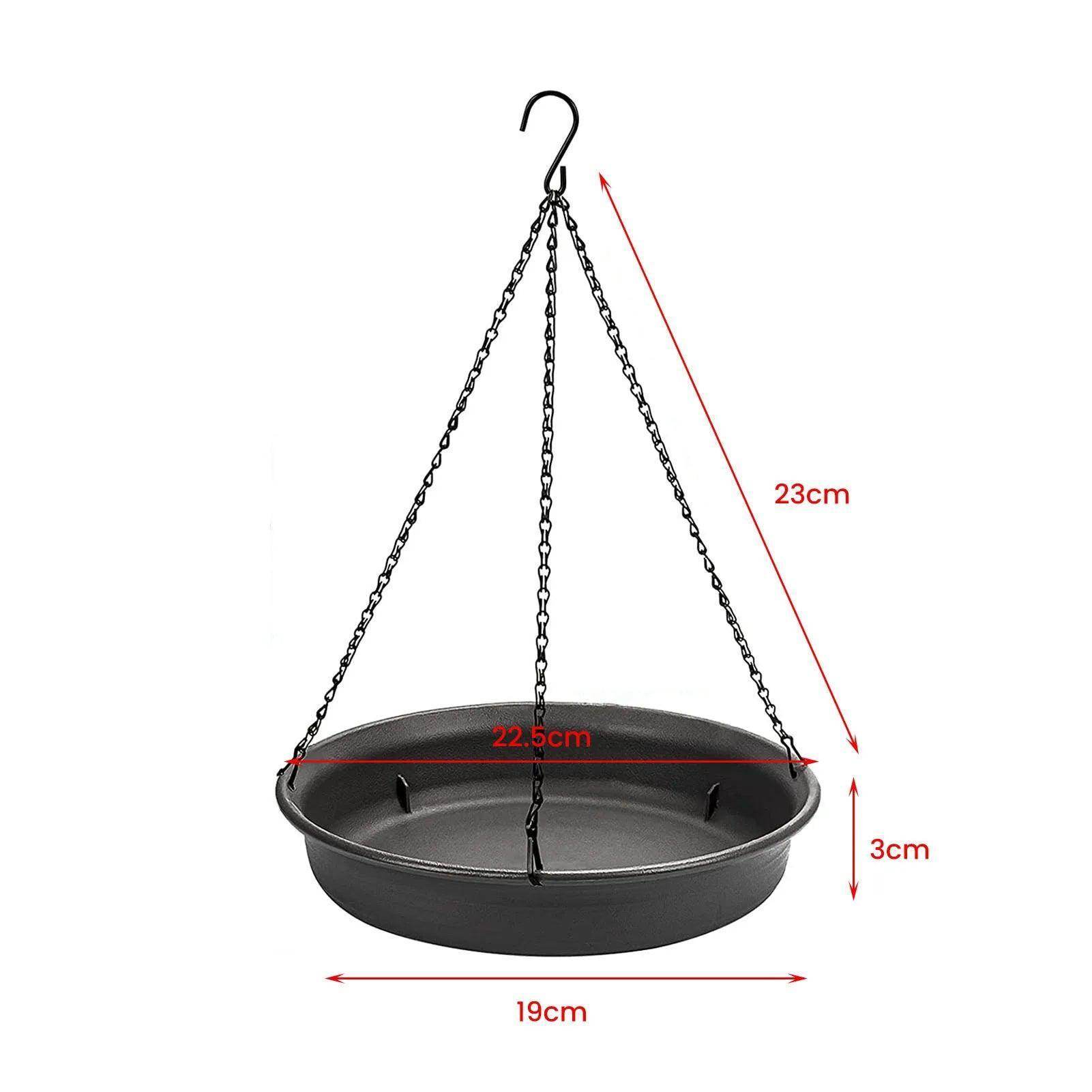 Hanging Bird Feeder Outdoor Bath Tray Bird Water Drinker Outdoor Feeder Garden Yard Decoration Plastic Bird Feeder Pet Supplies - Simply Petastic
