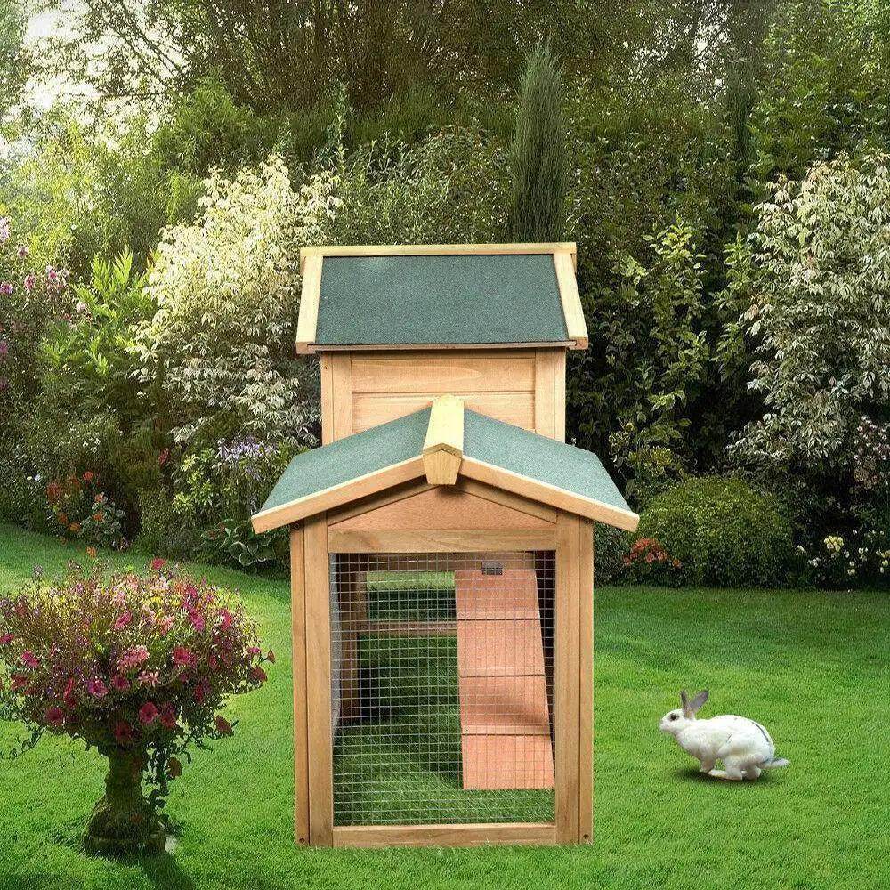 61" Wooden Chicken Coop - Simply Petastic