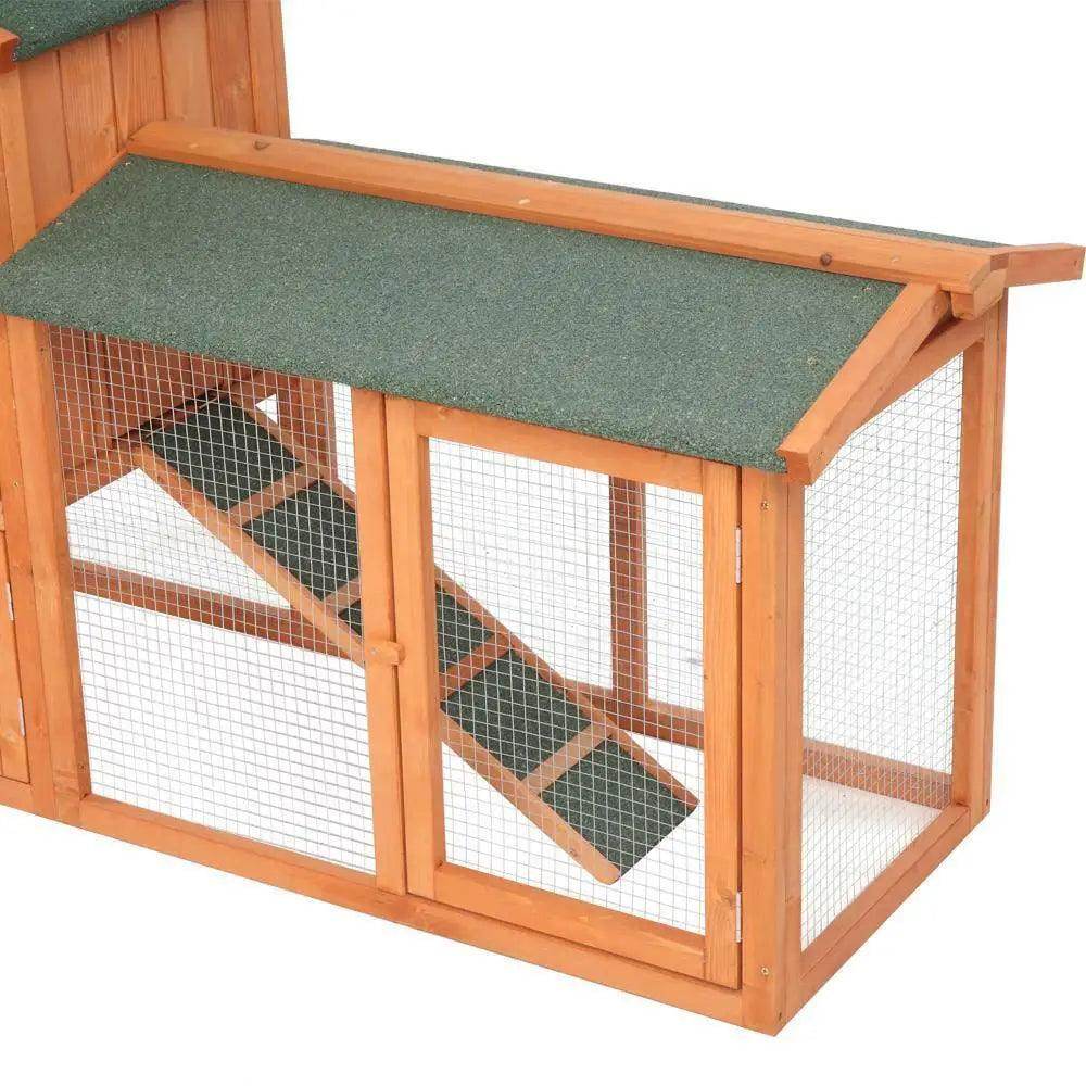 61" Wooden Chicken Coop - Simply Petastic