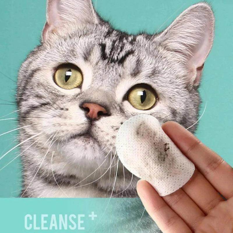 Pet Clean Eyes Remove Eye Dirt Dog Cat Universal Wet Paper Wipe - Simply Petastic