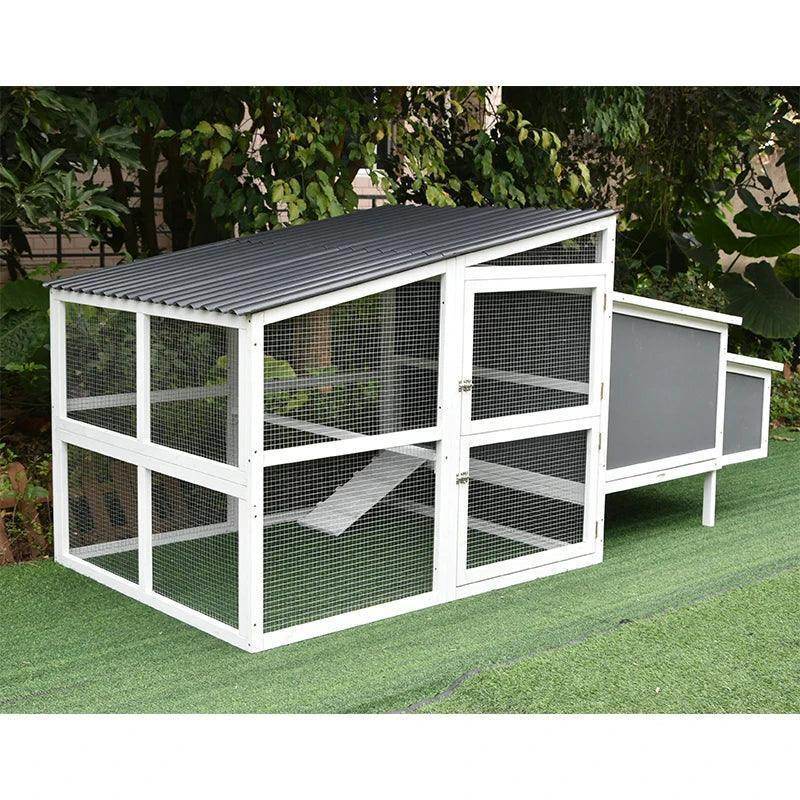 Chicken Hen House Outdoor Pen Hutch Enclosure - Simply Petastic