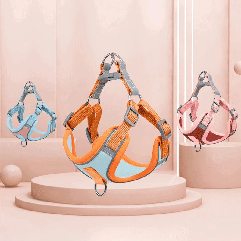 Adjustable Breathable Pet Harness And Leash Set - Simply Petastic