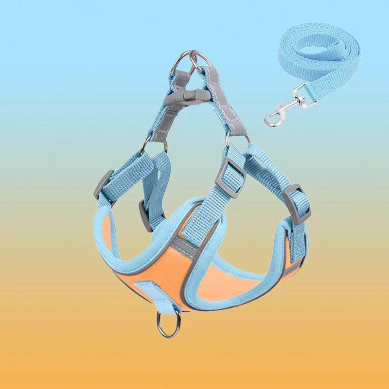 Adjustable Breathable Pet Harness And Leash Set - Simply Petastic