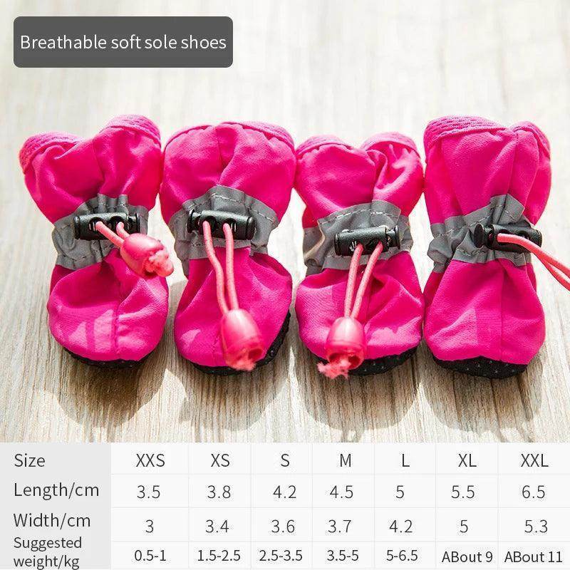 Waterproof Pet Dog Shoes Anti-slip Rain Boots - Simply Petastic