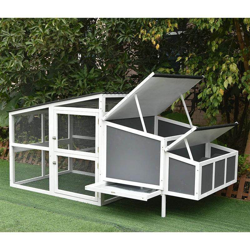 Chicken Hen House Outdoor Pen Hutch Enclosure - Simply Petastic