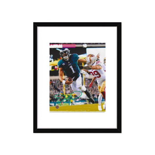 JALEN HURTS SIGNED 8X10 PHOTO EAGLES Art Print   No Frame