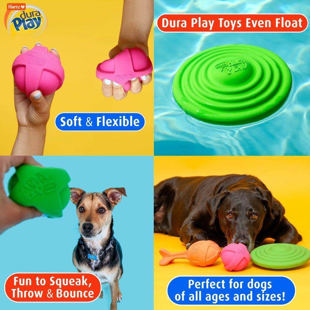 Dura Play Bone Dog Toy, Medium, Color Will Vary - Simply Petastic