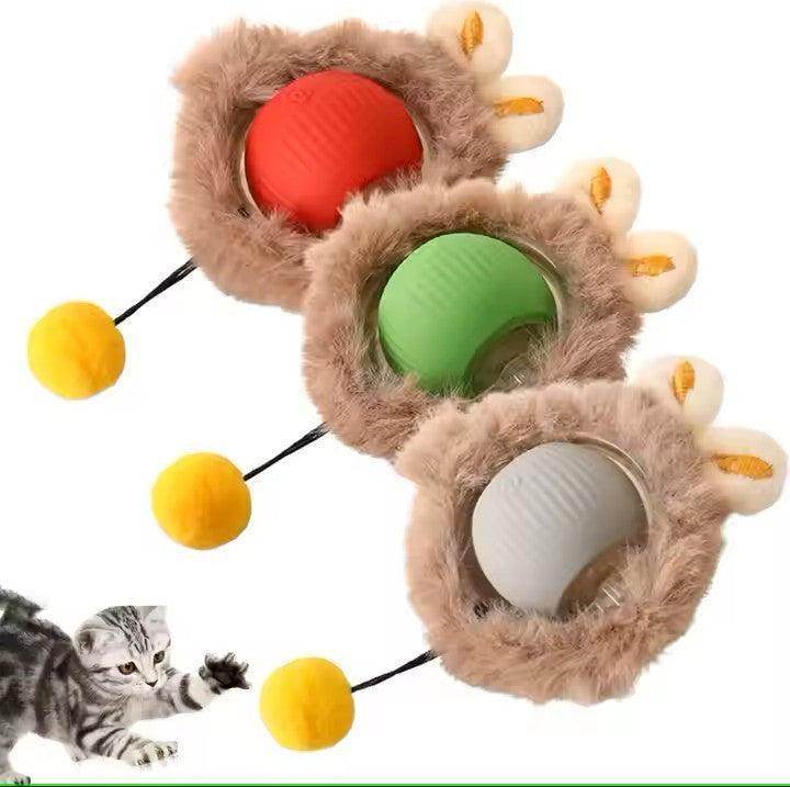 Smart Cat Ball: Fast Rolling Toy with Tail Accessory - Simply Petastic
