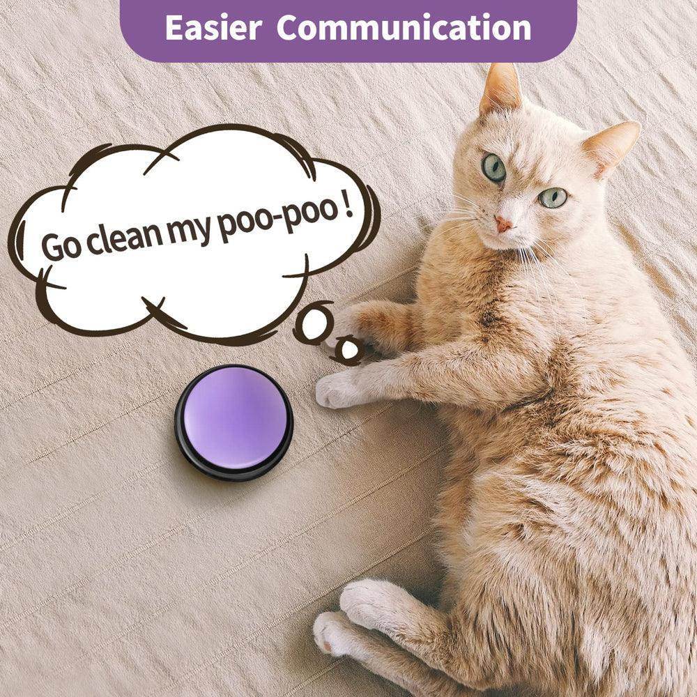 Recordable Pet Starter Talking Speaking Buttons Dog Training Communication Toys Interactive Toys for Cat Dog 1PCS - Simply Petastic