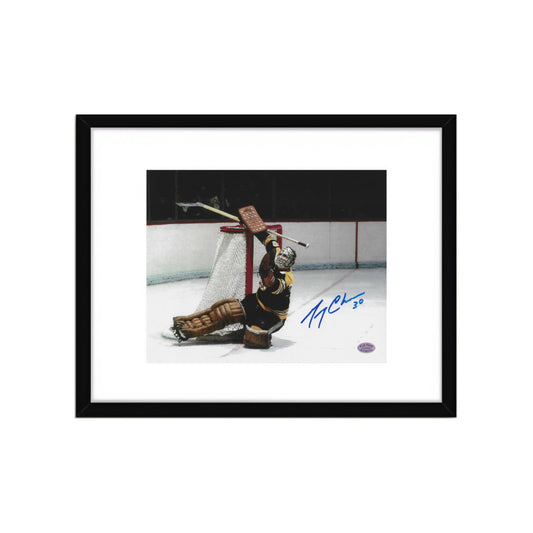 Gerry Cheevers Boston Bruins Autographed 8x10 Photo Art Print   No Frame
