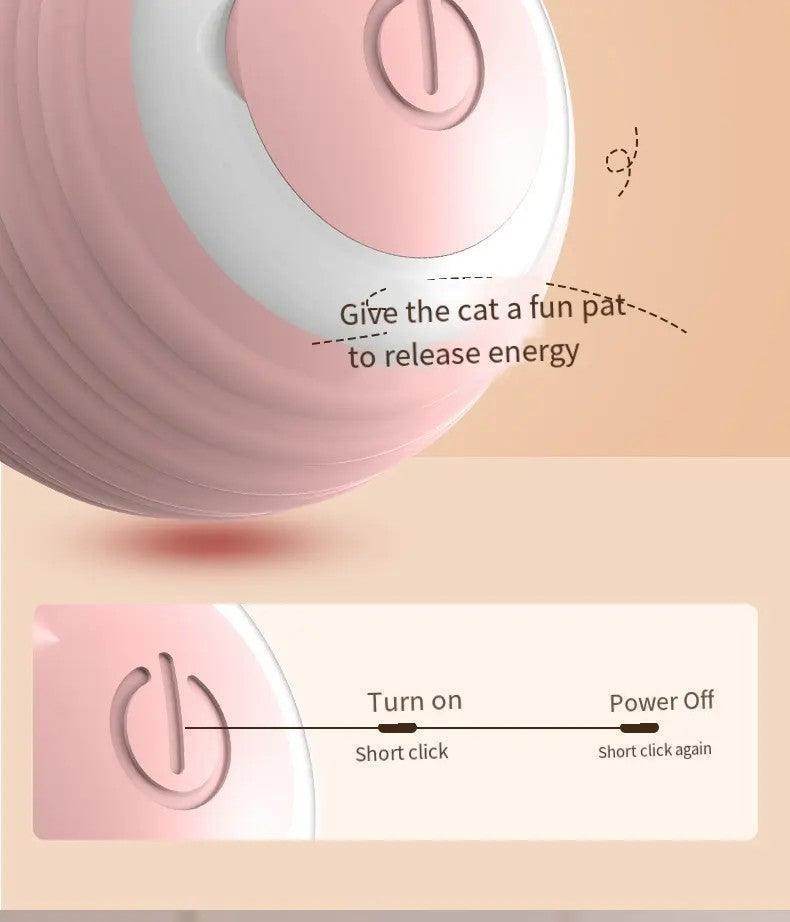 USB Rechargeable Automatic Rolling Smart Cat Ball - Simply Petastic