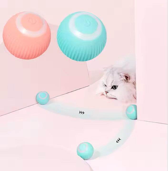 USB Rechargeable Automatic Rolling Smart Cat Ball - Simply Petastic