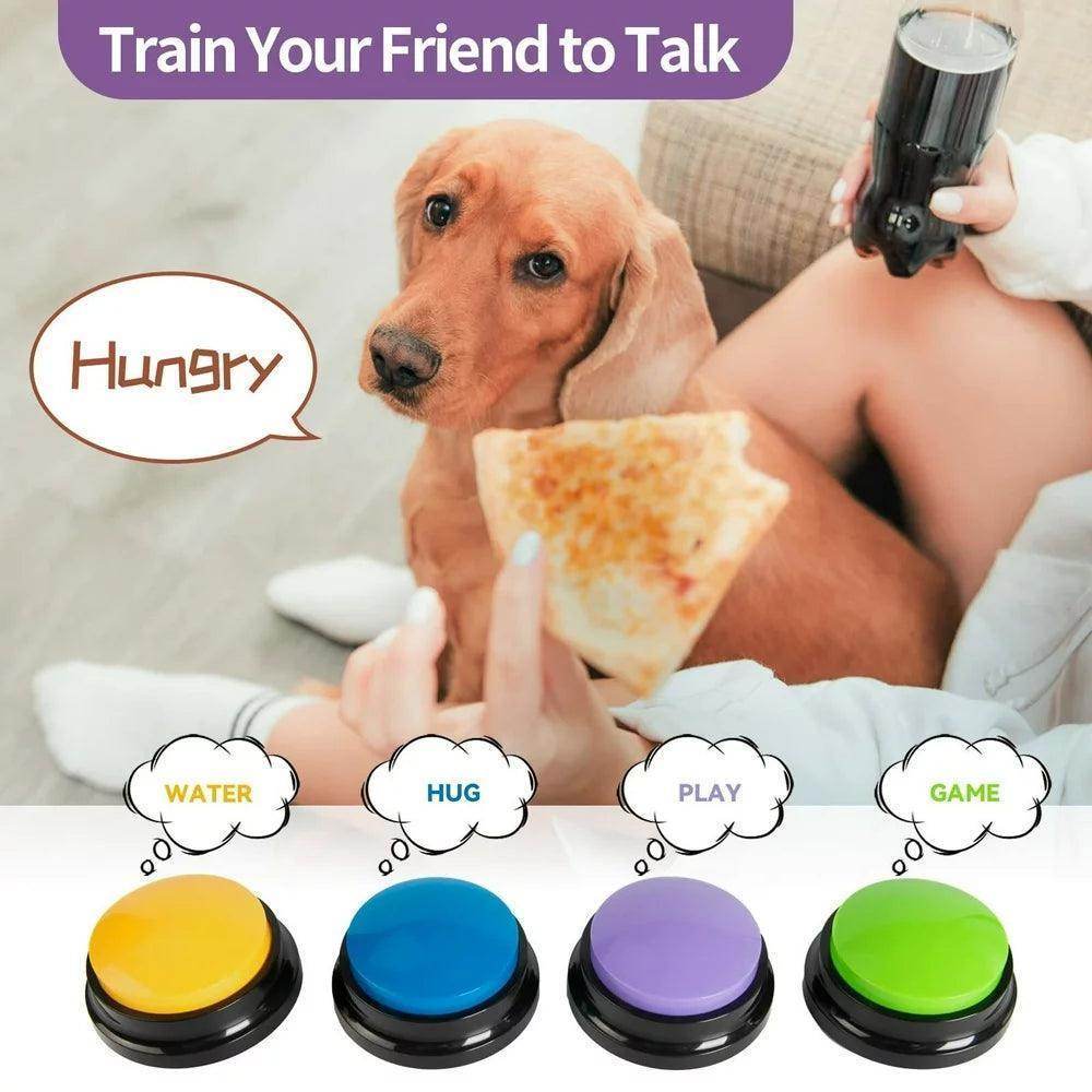 Recordable Pet Starter Talking Speaking Buttons Dog Training Communication Toys Interactive Toys for Cat Dog 1PCS - Simply Petastic