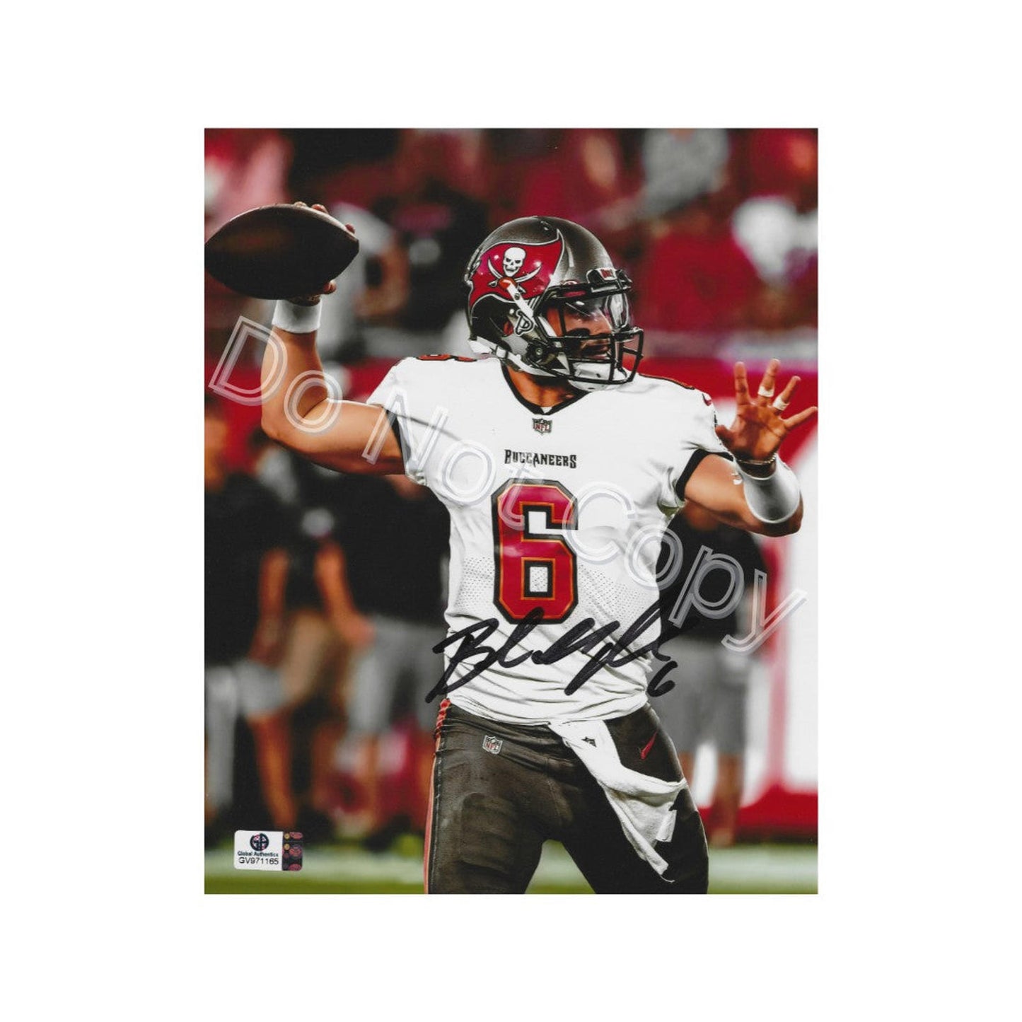 Baker Mayfield Tampa Bay Buccaneers Autographed 8x10 Photo Art Print W/ Frame