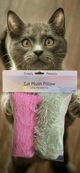 Plush Nibbles Catnip Pillows (2pc)