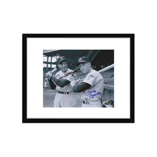 Joe DiMaggio And Mickey Mantle Yankees 8x10 Art Print   No Frame