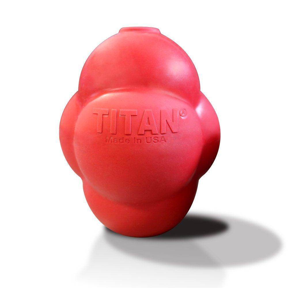 Busy Bounce Durable Rubber Dog Toy, Large, Red - Simply Petastic