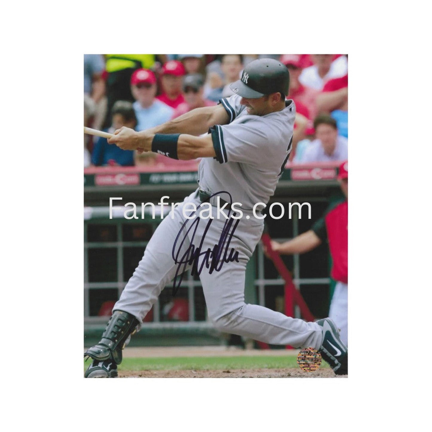 JORGE POSADA SIGNED 8X10 PHOTO New York Yankees Art Print W/ Frame