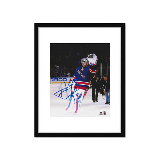 Henrik Lundqvist New York Rangers Autographed 8x10 Photo Art Print W/ Frame