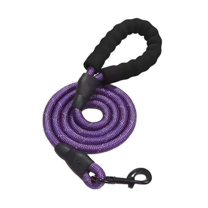 5' Braided Nylon Leash: Durable & Reflective for Dogs - Simply Petastic