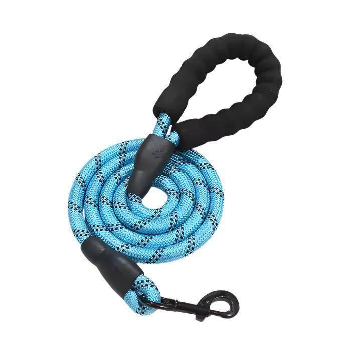 5' Braided Nylon Leash: Durable & Reflective for Dogs - Simply Petastic