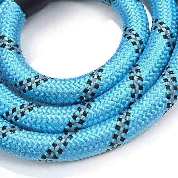 5' Braided Nylon Leash: Durable & Reflective for Dogs - Simply Petastic