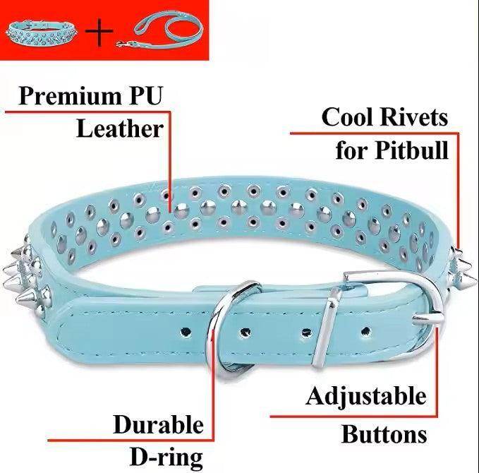 Spike Studded Dog Collar - Simply Petastic