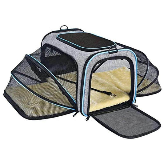 Pet Carrier Airline Approved Expandable Foldable Pet Carrier - Simply Petastic