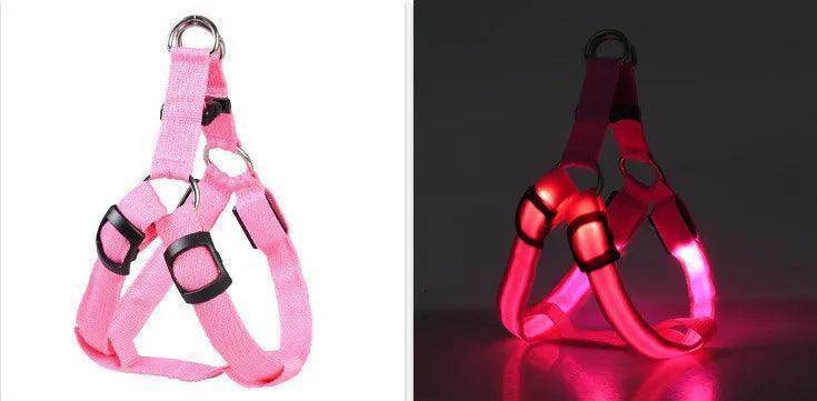 L.E.D. Glow Dog Harness - Simply Petastic