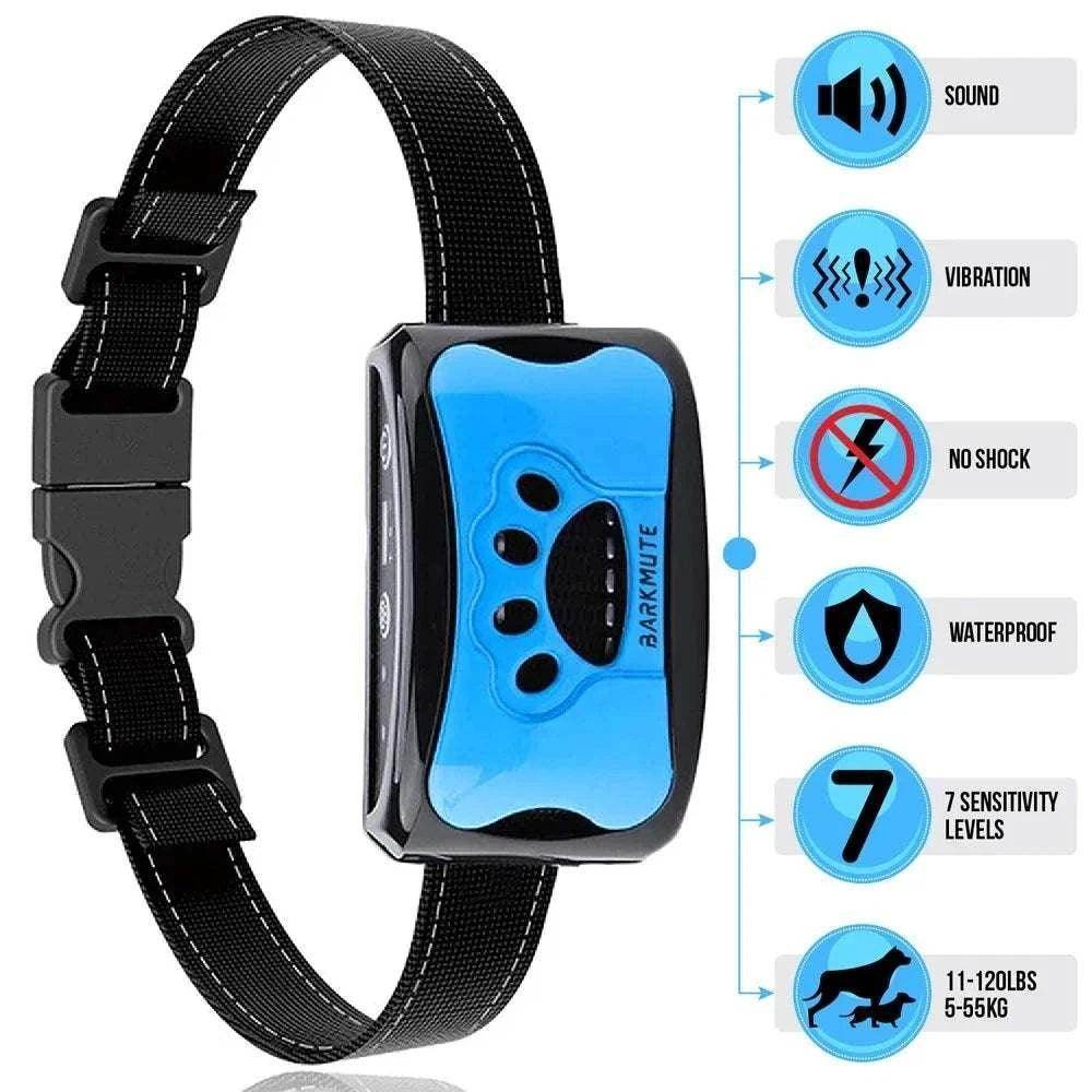 Control Your Dog's Barking with Shock and Vibration Collar - Simply Petastic