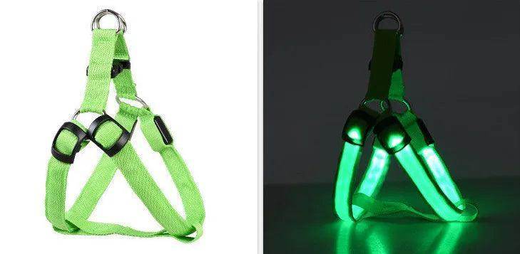 L.E.D. Glow Dog Harness - Simply Petastic