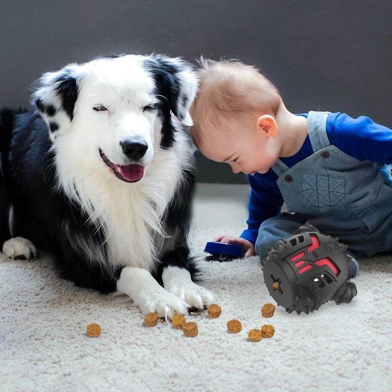 Kinyu Original Pet Supply Warrior Helmet Shape Dog Food Treat Dispenser Pet Dog Toy - Simply Petastic