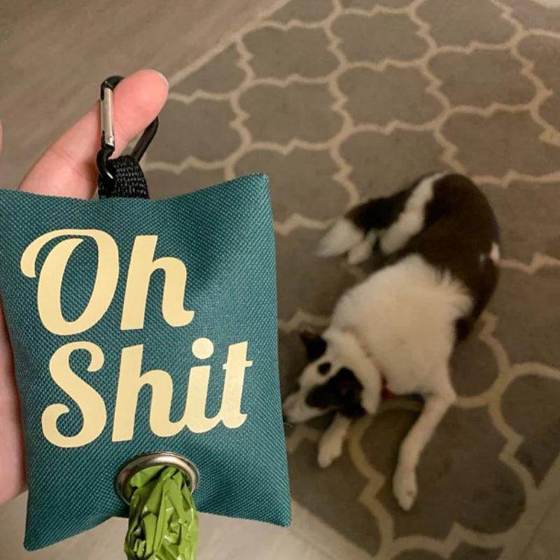Oh S*!t Dog Poop Bag Dispenser - Simply Petastic