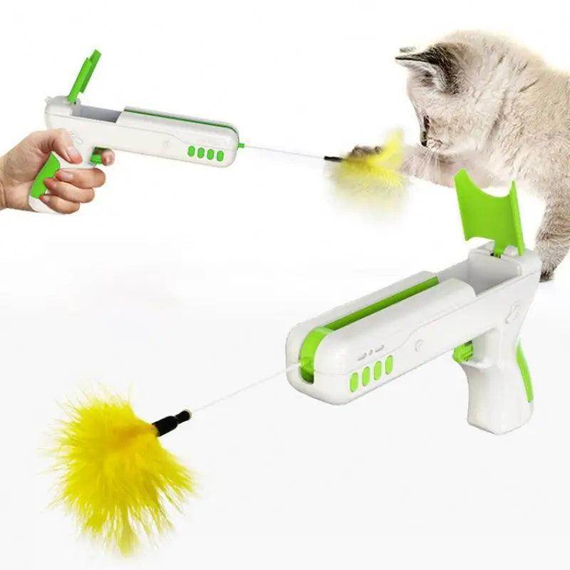 Interactive Cat Pop Out Stick Toy - Simply Petastic