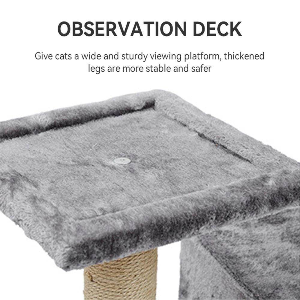 Deluxe Multi Level Cat Tower with Play Zones - Simply Petastic